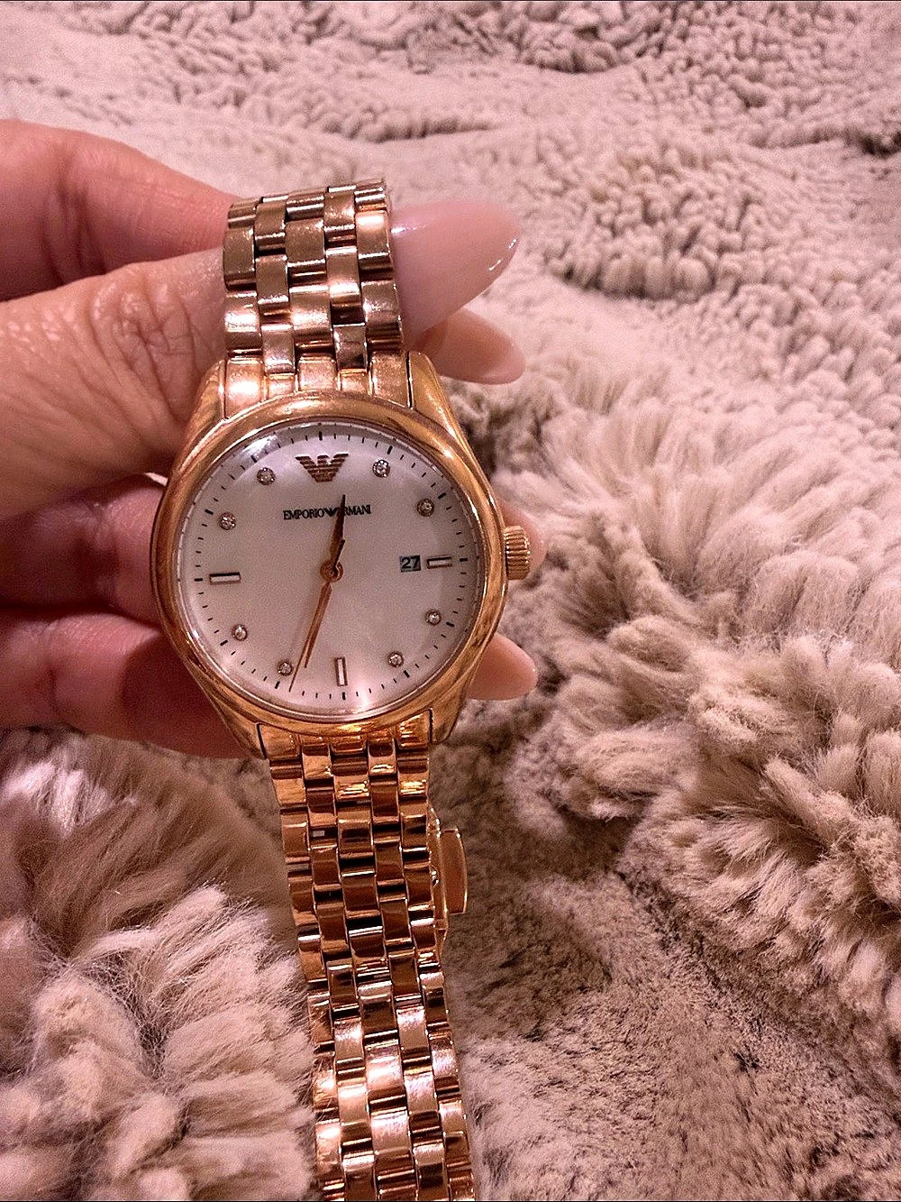 Emporio Armani AR1455 Rose Gold-Tone Watch